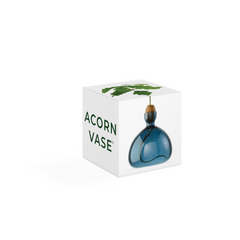 Acorn Vase Blue Jay NEW