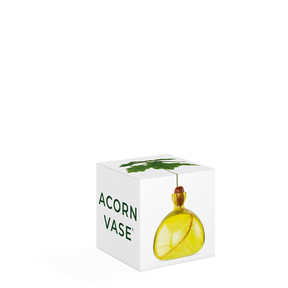 Acorn Vase Sunlight Yellow NEW