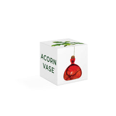 Acorn Vase Scarlet Red