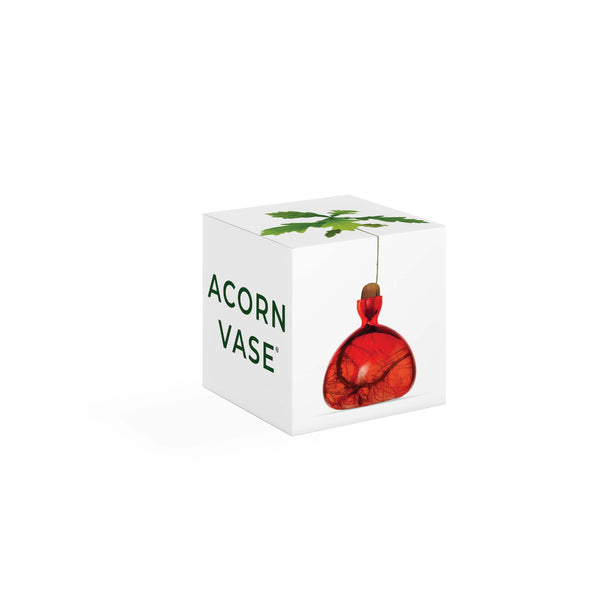 Acorn Vase Scarlet Red