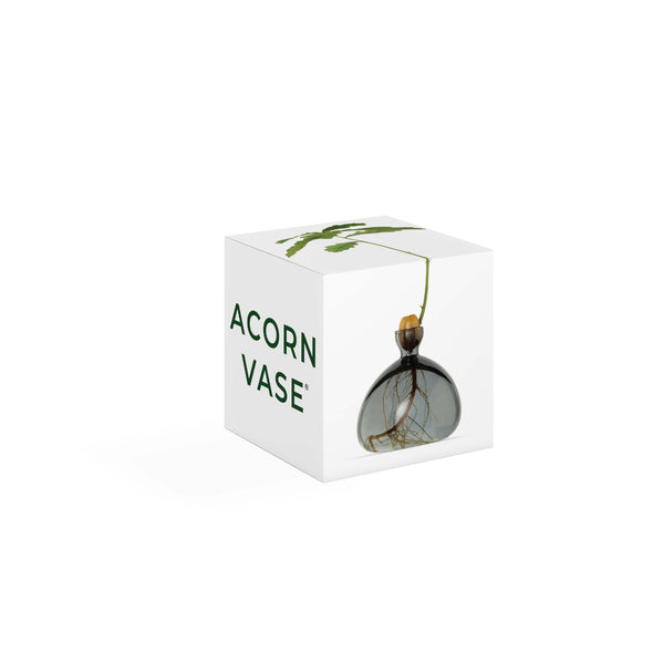 Acorn Vase Smoke Grey